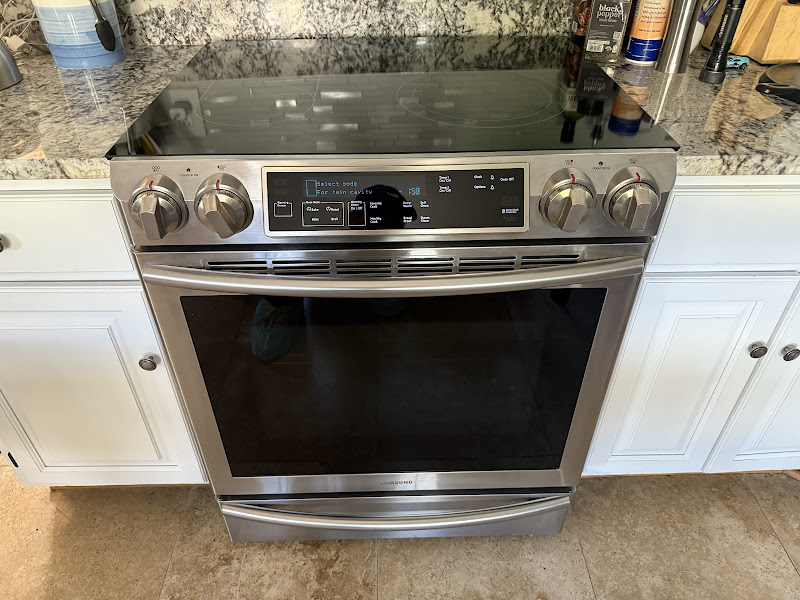Samsung stove and oven repair service by Appliance Solutions in Northern Virginia kitchen